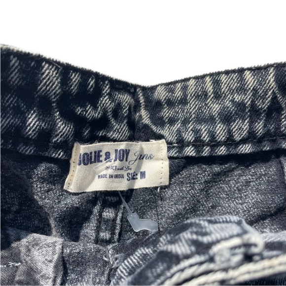 Black denim short shorts - Picture 3 of 4